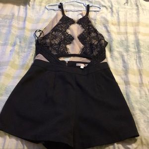 Lace Romper.
